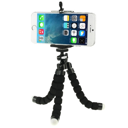 [US Warehouse] Flexible Octopus Bubble Tripod Holder Stand Mount for Mobile Phone / Digital Camera(Black)-garmade.com