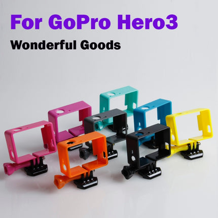 TMC High Quality Tripod Cradle Frame Mount Housing for GoPro HERO4 /3+ /3, HR191(Dark Blue)-garmade.com