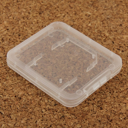100Pcs Transparent Plastic Storage Card Box-garmade.com