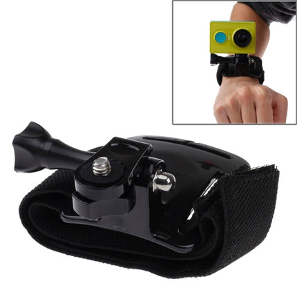 GP110 Arm Belt / Wrist Strap + Connecter Mount for GoPro HERO10 Black / HERO9 Black / HERO8 Black / HERO7 /6 /5 /5 Session /4 Session /4 /3+ /3 /2 /1, Insta360 ONE R, DJI Osmo Action and Other Action Cameras(Black)-garmade.com