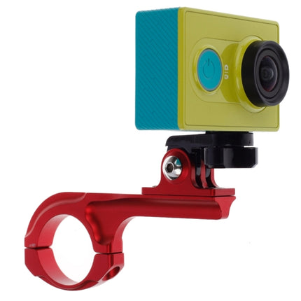 Bicycle Handlebar Holder with Connector Mount for Xiaomi Yi Sport Camera(XM34)(Red)-garmade.com