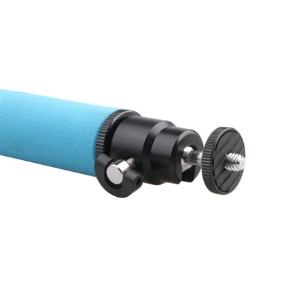 LED Flash Light Holder Sponge Steadicam Handheld Monopod with Gimbal for SLR Camera(Blue)-garmade.com