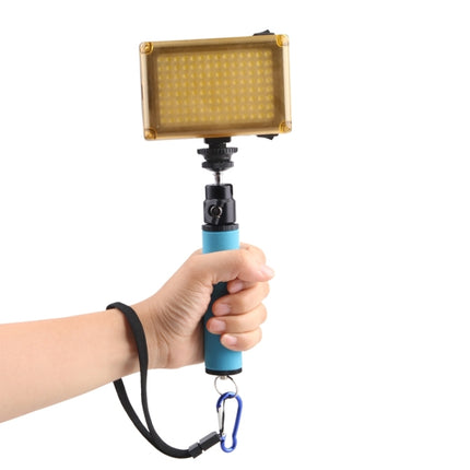 LED Flash Light Holder Sponge Steadicam Handheld Monopod with Gimbal for SLR Camera(Blue)-garmade.com