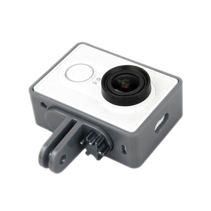 TMC Plastic Frame Mount Housing For Xiaomi Yi Sport Camera(HR319-GY)(Grey)-garmade.com