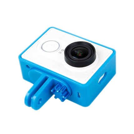 TMC Plastic Frame Mount Housing For Xiaomi Yi Sport Camera(HR319-BU)(Blue)-garmade.com