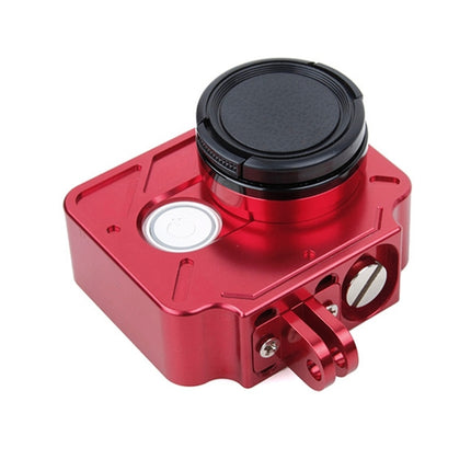TMC HR327 CNC Aluminum Alloy Protective Case for Xiaomi Yi Action Camera(Red)-garmade.com