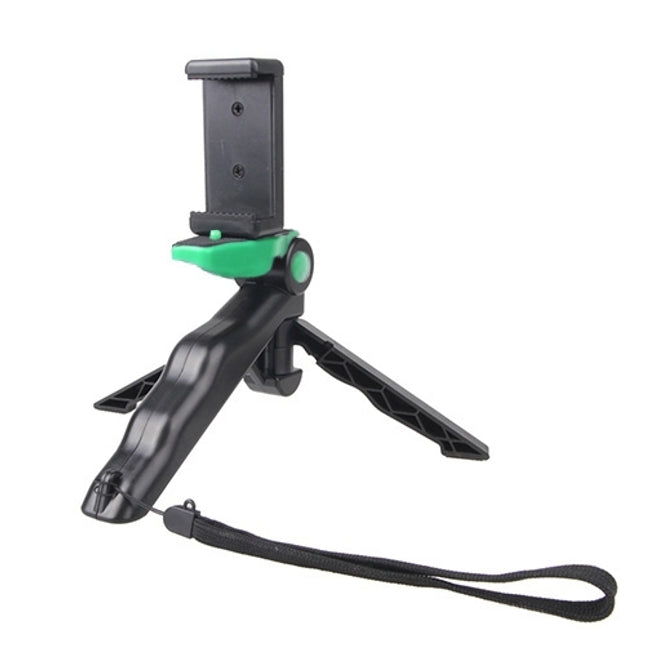 Portable Hand Grip / Mini Tripod Stand Steadicam Curve with Straight Clip for GoPro HERO 4 / 3 / 3+ / SJ4000 / SJ5000 / SJ6000 Sports DV / Digital Camera / iPhone , Galaxy and other Mobile Phone(Green)-garmade.com