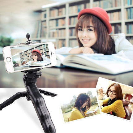 Portable Hand Grip / Mini Tripod Stand Steadicam Curve with Straight Clip for GoPro HERO 4 / 3 / 3+ / SJ4000 / SJ5000 / SJ6000 Sports DV / Digital Camera / iPhone , Galaxy and other Mobile Phone(Blue)-garmade.com