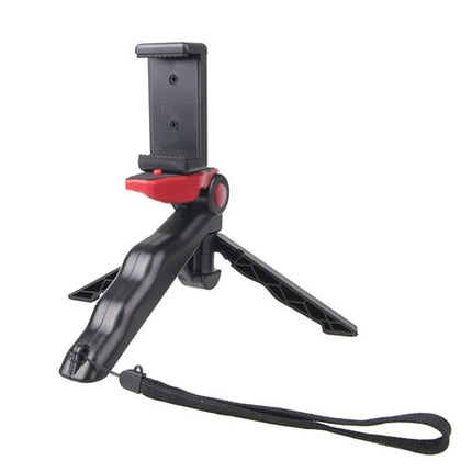Portable Hand Grip / Mini Tripod Stand Steadicam Curve with Straight Clip for GoPro HERO 4 / 3 / 3+ / SJ4000 / SJ5000 / SJ6000 Sports DV / Digital Camera / iPhone , Galaxy and other Mobile Phone(Red)-garmade.com