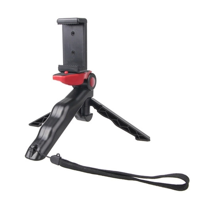Portable Hand Grip / Mini Tripod Stand Steadicam Curve with Straight Clip for GoPro HERO 4 / 3 / 3+ / SJ4000 / SJ5000 / SJ6000 Sports DV / Digital Camera / iPhone , Galaxy and other Mobile Phone(Red)-garmade.com
