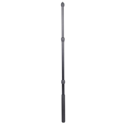 Aluminum Alloy Handheld Boom Pole Holder for SLR Camera / LED Light Microphone, Max Length: 173cm(Black)-garmade.com