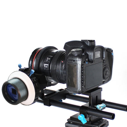 YELANGU YLG0103D F4 Limit Follow Focus with Adjustable Gear Ring Belt for Canon / Nikon / Video Cameras / DSLR Cameras-garmade.com