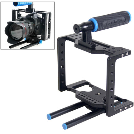 YELANGU YLG0108D Protective Cage Handle Stabilizer Top Set for DSLR Camera-garmade.com