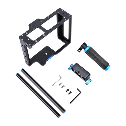 YELANGU YLG0107E Protective DSLR Camera Cage Stabilizer / Top Handle Set(Black)-garmade.com