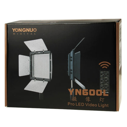 YONGNUO YN600L 600 LED 5500K Color Temperature Adjustable LED Video Light for Canon / Nikon / Sony Camcorder DSLR-garmade.com