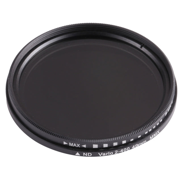 49mm ND Fader Neutral Density Adjustable Variable Filter, ND 2 to ND 400 Filter-garmade.com
