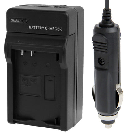Digital Camera Battery Car Charger for Nikon EL20(Black)-garmade.com
