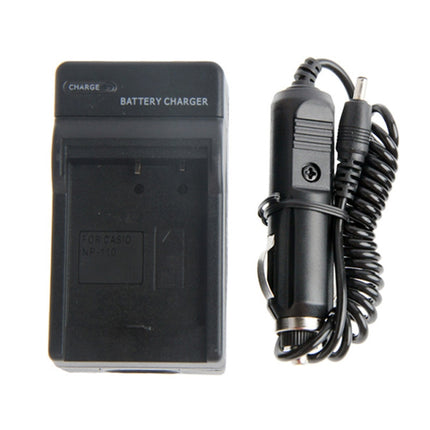 Digital Camera Battery Car Charger for Casio NP-130(Black)-garmade.com