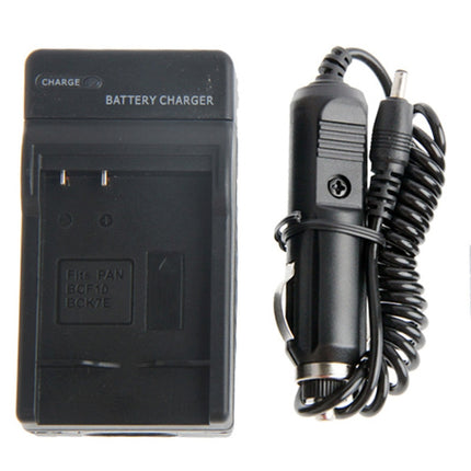 Digital Camera Battery Car Charger for Panasonic BCF10 / BCK7E(Black)-garmade.com