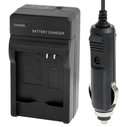 Digital Camera Battery Car Charger for Panasonic S002E / S006E(Black)-garmade.com
