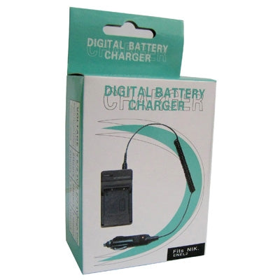 Digital Camera Battery Charger for NIKON ENEL2(Black)-garmade.com