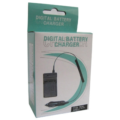 Digital Camera Battery Charger for NIKON ENEL1/ MIN-NP800(Black)-garmade.com