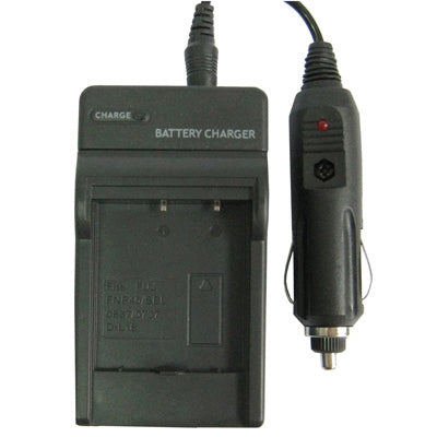 Digital Camera Battery Charger for FUJI FNP40/ SBL0837/ 0737/ D-L18(Black)-garmade.com