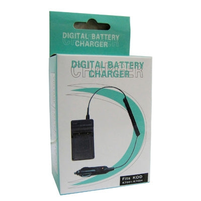 Digital Camera Battery Car Charger for KODAK K7001/ K7004(Black)-garmade.com