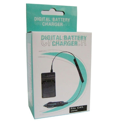 Digital Camera Battery Charger for CASIO CNP-60(Black)-garmade.com