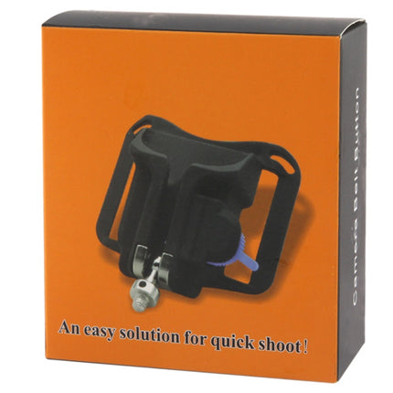 Camera Holster Waist Belt Buckle Button Fast Loading for All Camera(Black)-garmade.com