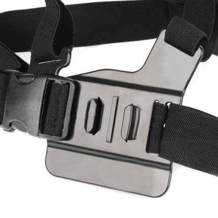 ST-26 Adjustment Elastic Body Chest Straps Belt for GoPro HERO10 Black / HERO9 Black / HERO8 Black / HERO7 /6 /5 /5 Session /4 Session /4 /3+ /3 /2 /1, Insta360 ONE R, DJI Osmo Action and Other Action Cameras(Black)-garmade.com