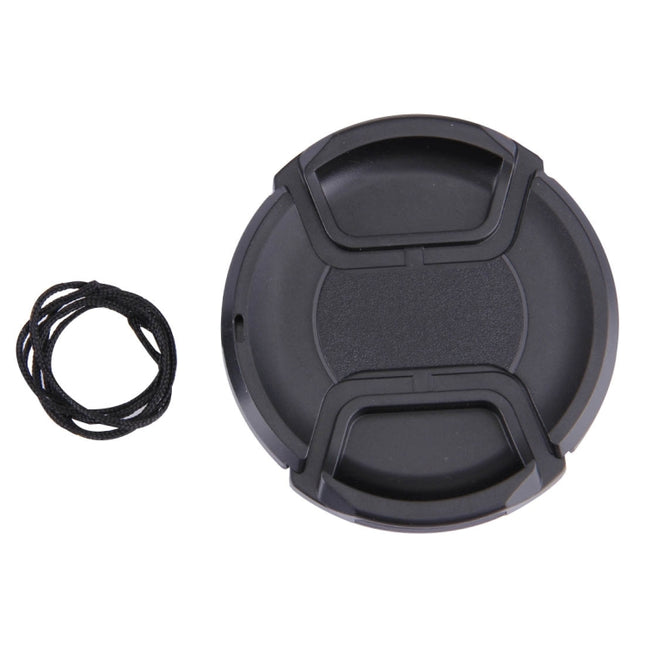 67mm Center Pinch Camera Lens Cap(Black)-garmade.com