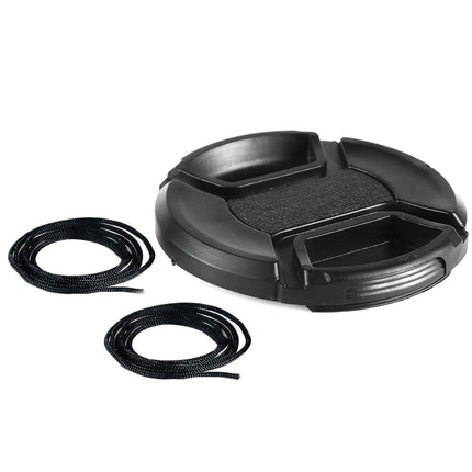 72mm Center Pinch Camera Lens Cap(Black)-garmade.com
