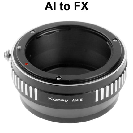 AI Lens to FX Lens Mount Stepping Ring(Black)-garmade.com