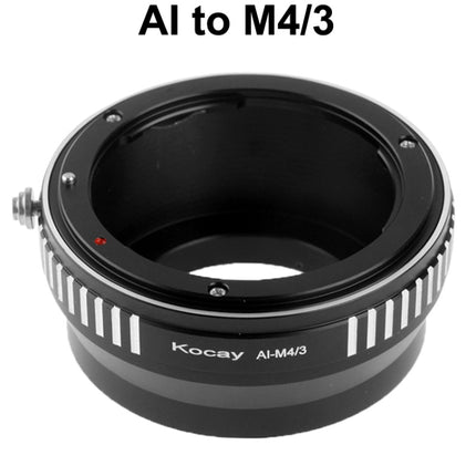 AI Lens to M4/3 Lens Mount Stepping Ring(Black)-garmade.com
