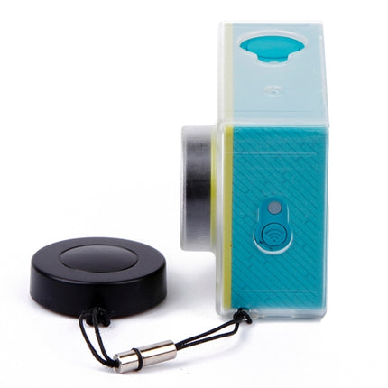 Ultrathin Transparent Protective Case with Lens Cap Cover for Xiaoyi Sport Camera(Transparent)-garmade.com