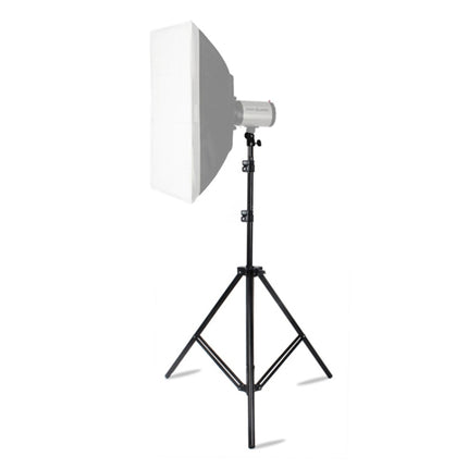 68cm-200cm Height Professional Photography Aluminum Lighting Stand for Studio Flash Light(Black)-garmade.com