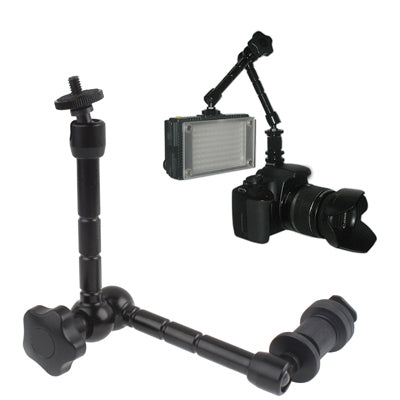 11 inch Articulating Magic Arm for LCD Field Monitor / DSLR Camera / Video lights(Black)-garmade.com