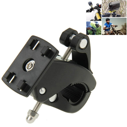Bicycle Motorcycle Holder Handlebar Mount for PULUZ Action Sports Cameras Jaws Flex Clamp Mount for GoPro HERO10 Black / HERO9 Black / HERO8 Black /7 /6 /5 /5 Session /4 Session /4 /3+ /3 /2 /1, DJI Osmo Action, Xiaoyi and Other Action Cameras(Black)-garmade.com