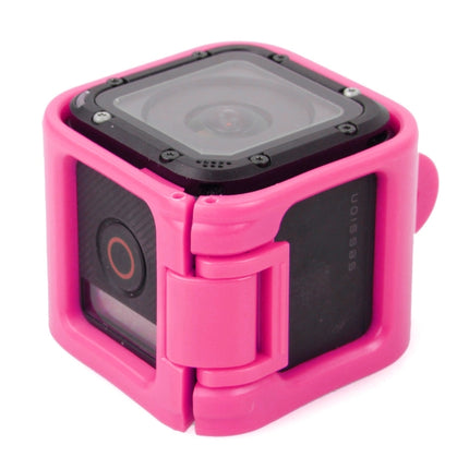 TMC Low-profile Frame Mount for GoPro HERO5 Session /HERO4 Session /HERO Session(Pink)-garmade.com