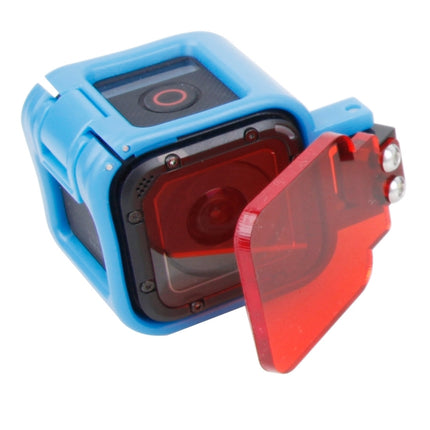 TMC Low-profile Frame Mount with Filter for GoPro HERO5 Session /HERO4 Session /HERO Session(Blue)-garmade.com