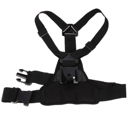 GP26-D Special Sports Shoulders DV Chest Belt for GoPro HERO10 Black / HERO9 Black / HERO8 Black / HERO7 /6 /5 /5 Session /4 Session /4 /3+ /3 /2 /1, Insta360 ONE R, DJI Osmo Action and Other Action Cameras(Black)-garmade.com