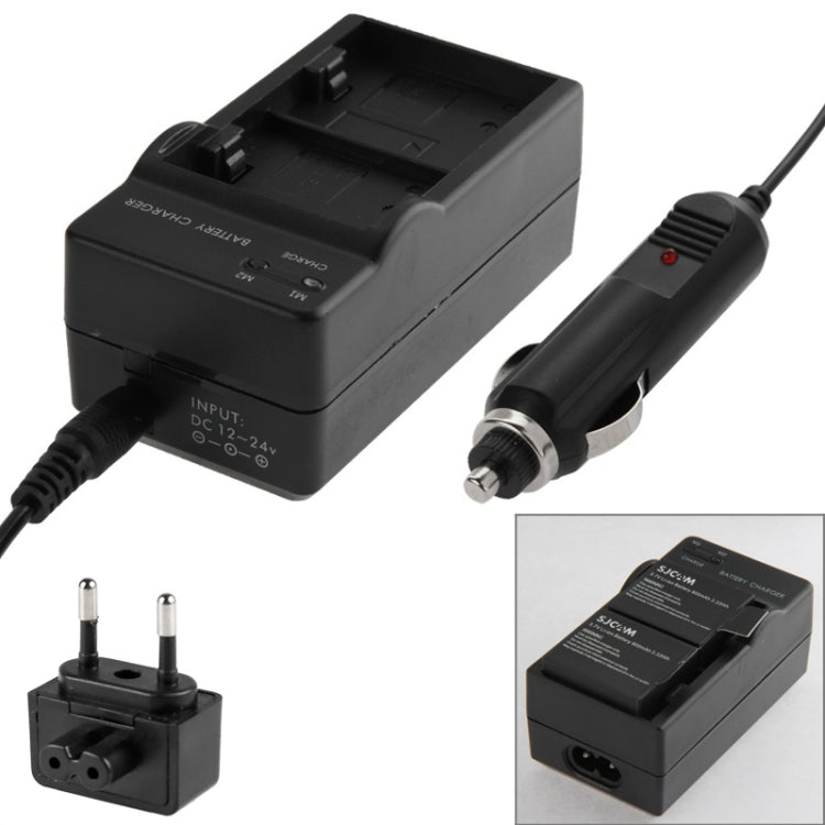 Dual Digital Camera Battery Charger for SJ4000, SJ5000, SJ6000, M10-garmade.com