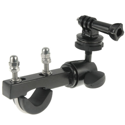 Handlebar Seatpost Big Pole Mount Bike Moto Bicycle Clamp with Tripod Mount Adapter & Screw for GoPro HERO10 Black / HERO9 Black / HERO8 Black /7 /6 /5 /5 Session /4 Session /4 /3+ /3 /2 /1, DJI Osmo Action, Xiaoyi and Other Action Cameras-garmade.com
