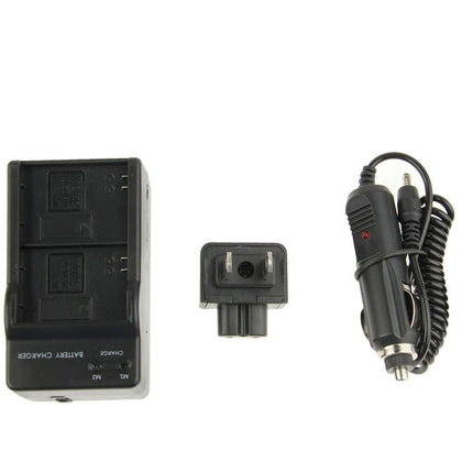 3 in 1 Digital Camera Dual Battery Car Charger for GoPro HERO3+ / 3 AHDBT-201 / AHDBT-301-garmade.com