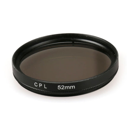 52mm Round Circle CPL Lens Filter for GoPro HERO 4 / 3+, Xiaoyi Sport Cameras and Other Sport Cameras Dive Housing-garmade.com