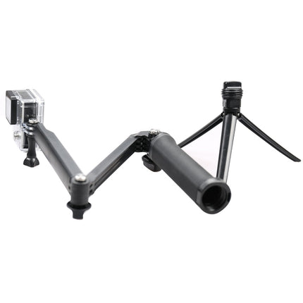 3-Way Multi Function Extendable Monopod Tripod Folding Rotating Arm Camera Handle for GoPro HERO9 Black / HERO8 Black / HERO7 /6 /5 /5 Session /4 Session /4 /3+ /3 /2 /1, Insta360 ONE R, DJI Osmo Action and Other Action Cameras-garmade.com