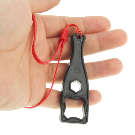 Universal Screw Rod Screw Cap Spanner Wrench Tool with Lanyard for GoPro HERO6 /5 /5 Session /4 Session /4 /3+ /3 /2 /1, Plastic Material-garmade.com
