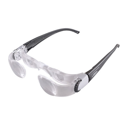 7012L 2.1X TV Magnification Glasses for Hyperopia People (Range of Vision: 0 to +300 Degrees)(Black)-garmade.com