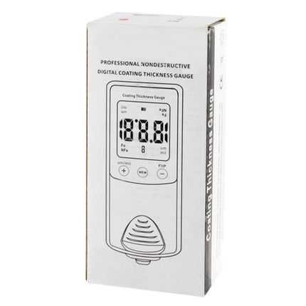 NICETY Coating Thickness Gauge for Measurement of Non-magnetic Coatings on Ferromagnetic Substrates and Electrically Non-conductive Coating on Non-ferrous Metals (CM8801FN)-garmade.com